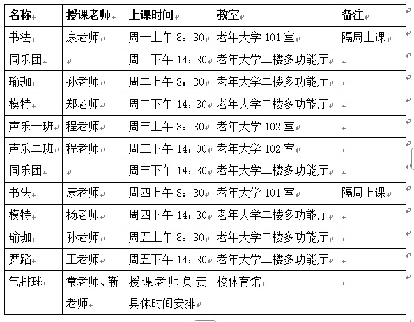 老年大学2025年上半年招生和开学通知